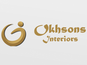 web design and corporate branding forOkhsons Interiors.